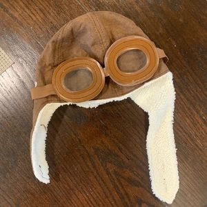 Kids aviator pilot hat and googles